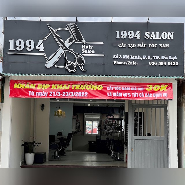 Đánh giá 1994 Hair Salon Đà Lạt - salon tóc dành cho Nam đỉnh nhất 17 Đánh giá 1994 Hair Salon Đà Lạt – salon tóc dành cho Nam đỉnh nhất