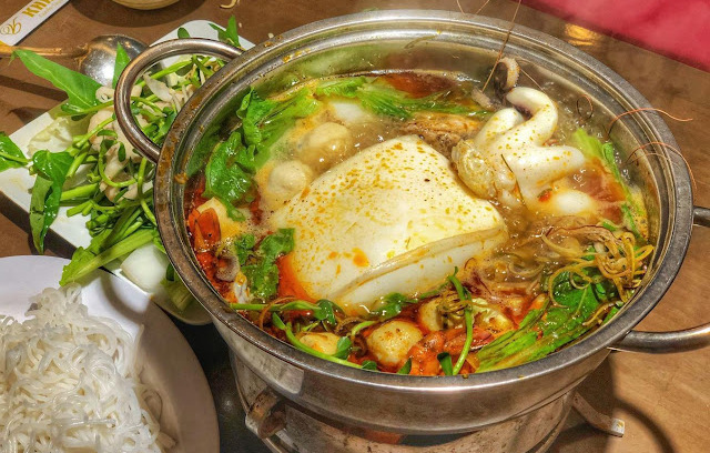 Ăn chiều Đà Lạt cùng với Lẩu Thái Khap Bun Kha