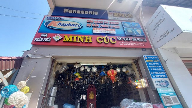 Cửa hàng thiết bị điện – Đèn trang trí Minh Cúc Đà Lạt