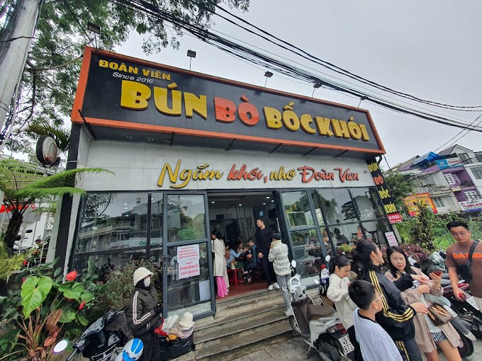 Bún Bò Bốc Khói Đoàn Viên - bún bò thố đá độc lạ Đà Lạt