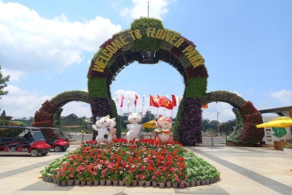 Vườn hoa thành phố Đà Lạt