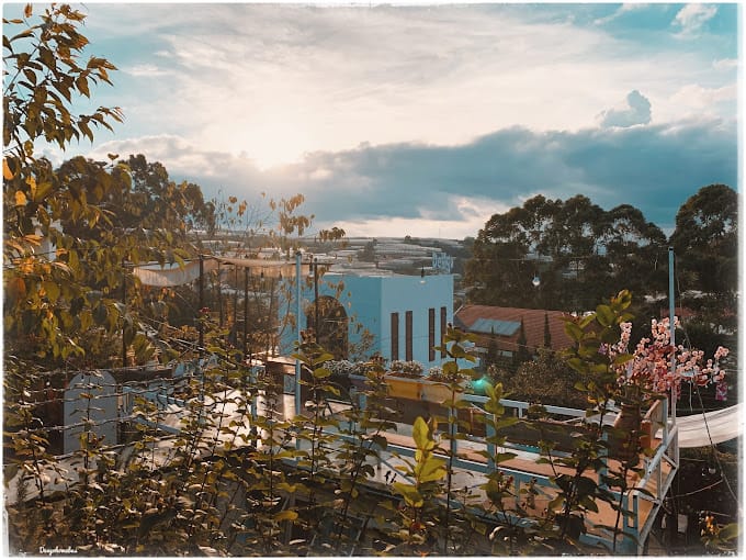 view tại De Ngơ Homebus & Coffee