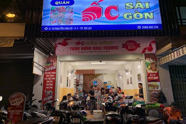 Quán Ốc Đà Lạt – Top 16 quán ốc thơm ngon khó cưỡng 35 Quán Ốc Sài Gòn