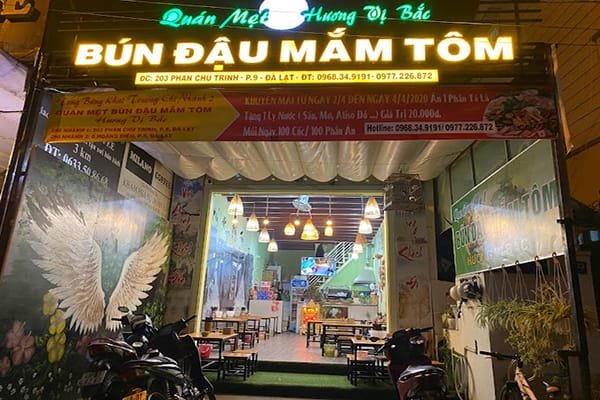 Top 8 quán bún đậu Đà Lạt ngon nhất định phải thử 11 Bún Đậu Tư Toọc Chi Nhánh 2