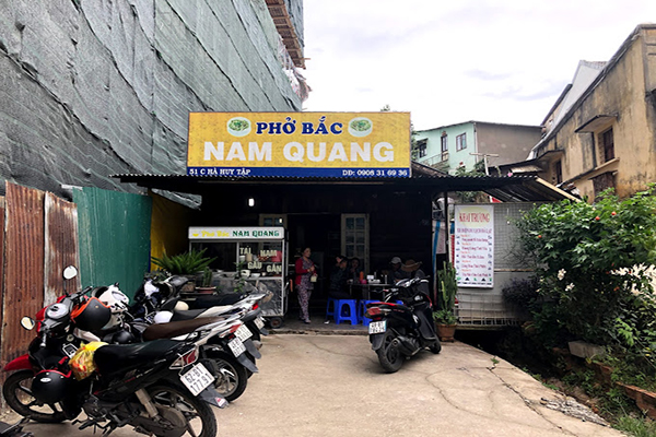 Cập nhật địa chỉ 13 quán phở ngon ở Đà Lạt đông khách nhất 20 Phở bò Nam Quang Đà Lạt