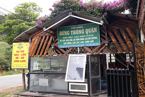Rừng Thông Quán – Thưởng thức thịt rừng ngon