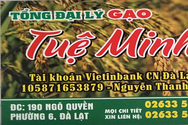 Top 6 Đại lý gạo Đà Lạt gần đây bán gạo ngon chất lượng, giá rẻ 11 Đại lý gạo Tuệ Minh