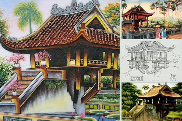 Khám Phá Vẻ Đẹp Linh Thiêng Của 4 Ngôi Chùa Nổi Tiếng Ở Hà Nội 14 Chùa một cột