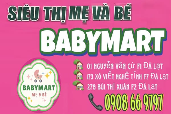 Danh sách 8 shop mẹ và bé Đà Lạt đáng mua nhất 2024 10 Siêu thị mẹ và bé Đà Lạt Babymart