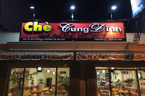 Top 11 quán kem bơ ngon nhất Đà Lạt bạn nên thử 39 Chè Cung Đình - quán chè và kem bơ ngon Đà Lạt